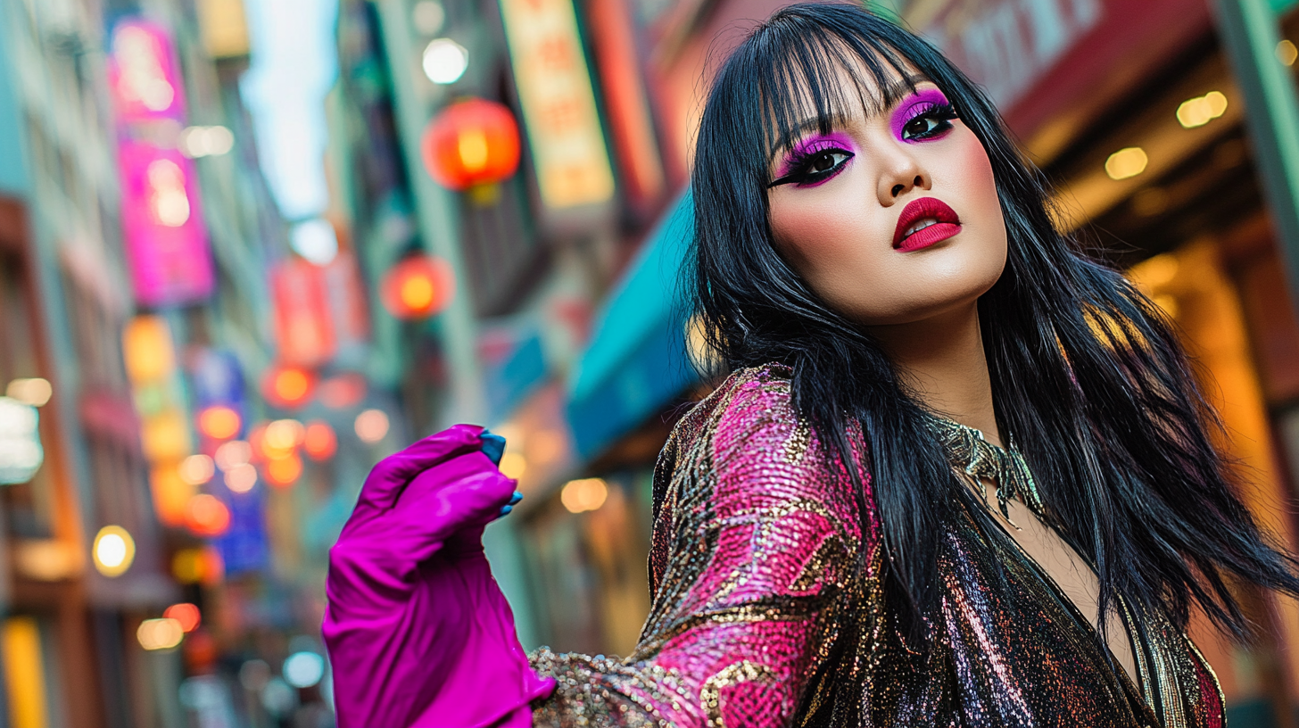 A Vietnamese trans woman preparing for a community cleanup in Seattle’s International District.